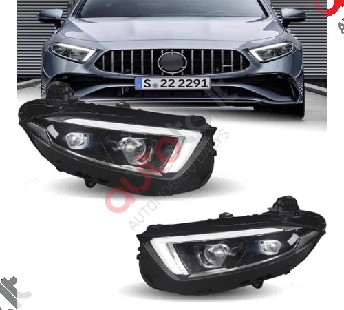 C257 W257 CLS priekiniu FULL LED žibintų komplektas 2018-2023