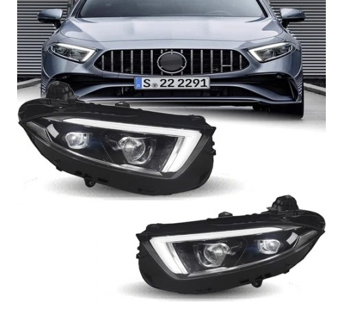 C257 W257 CLS priekiniu FULL LED žibintų komplektas 2018-2023