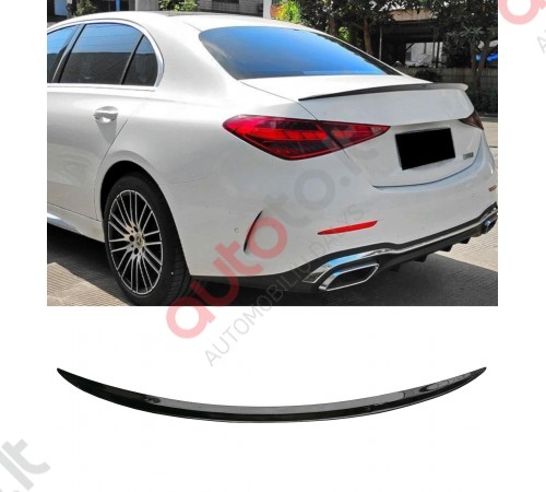 Mercedes Benz C W206 AMG juodas blizgus bagažinės spoileris