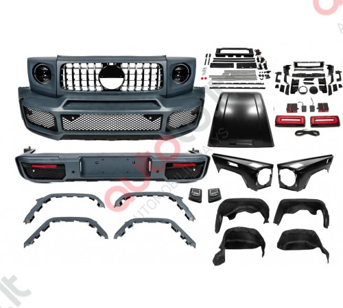 Mercedes W464 G63 BRABUS apdailos komplektas
