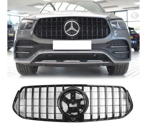 Mercedes GLE W167 C167 GT Panamericana grotelės BLACK