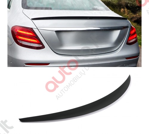Mercedes Benz W213 Juodas blizgus bagažinės spoileris