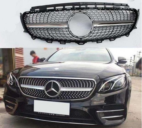 Mercedes Benz W213 diamond stiliaus priekinės grotelės 2016-2020