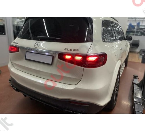Mercedes GLS X167 facelift galiniai žibintai 2024+