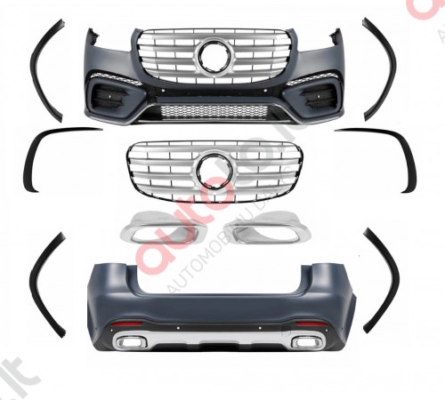 GLS 450 AMG line 2024+ apdailos komplektas skirtas Mercedes Benz GLS X167 modeliams (2019-2025)