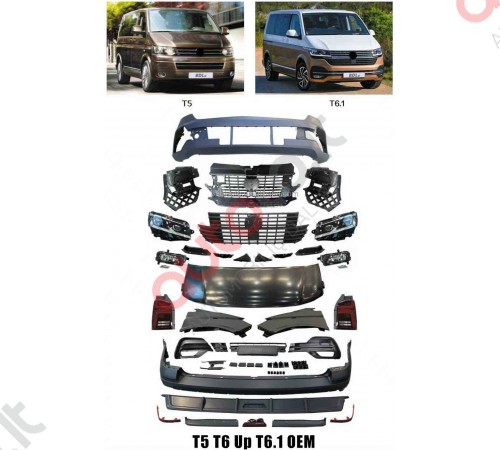 VW Transporter T5 T6 perdarymo komplektas į T6.1