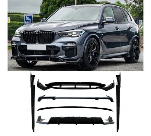 Bmw X5 G05 M-sport 2018- Black Knight Aero Body Kit