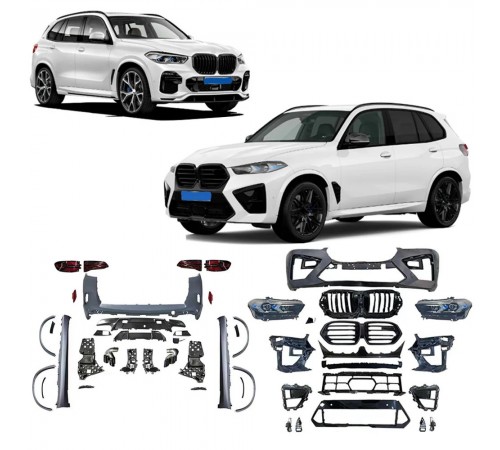 BMW X5 G05 (2019-2022) apdailos komplektas perdarymui i F95 LCI 2024