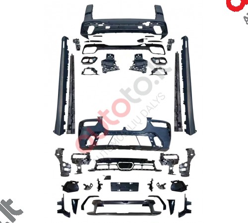 BMW X7 G07 2023+ LCI M-Sport bamperių komplektas