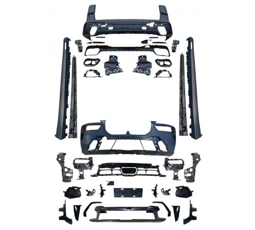 BMW X7 G07 2023+ LCI M-Sport bamperių komplektas