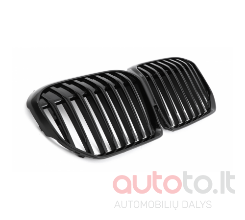 Juodos blizgios grotelės BMW G11 G12 LCI +2020