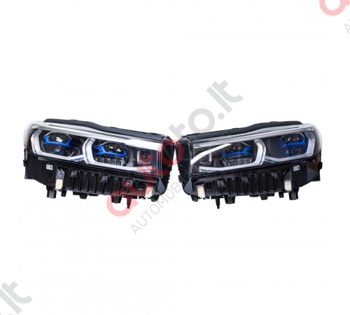 BMW G11 G12 LCI priekinių žibintų komplektas.