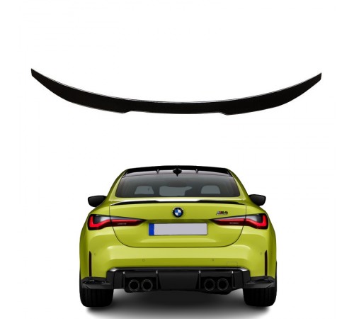 Bmw M4 G82 ir G22 bagažinės spoileris juodas blizgus