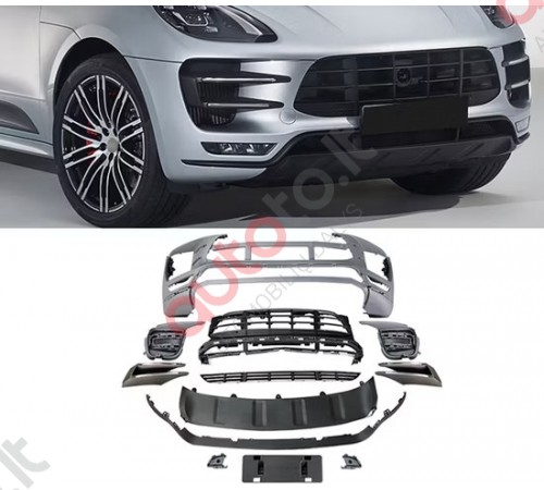 Macan 2014-2018 95B.1 TURBO priekinis bamperis 