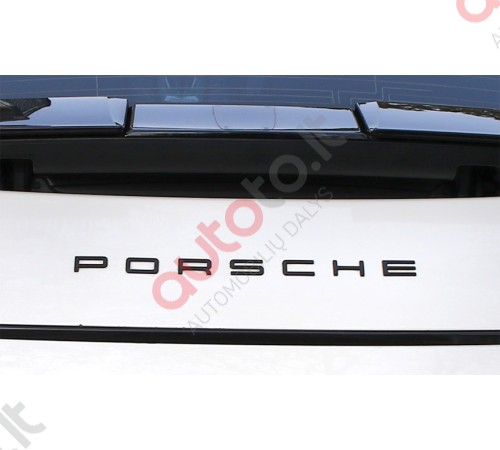 PORSCHE juodos matinės raidės